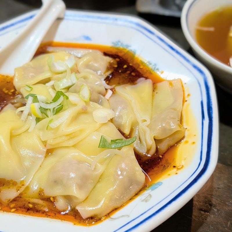 ピリ辛ゆでワンタン(桂林)