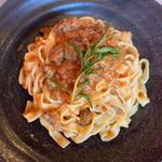 仔羊とレンズ豆のミートソース(スペランツァ)