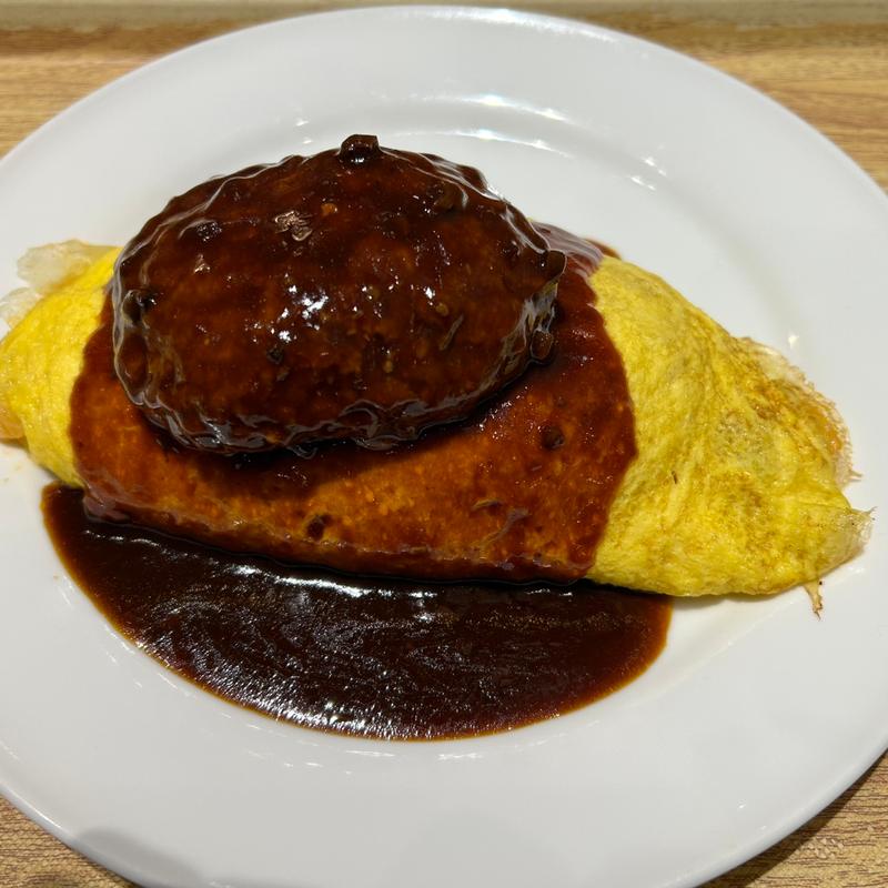 ハンバーグオムライス(グリル＆パフェ ピノキオ 川崎ルフロン店)