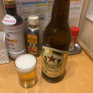 サッポロラガー(赤星)大瓶(ふれあい酒場ほていちゃん 新小岩店)