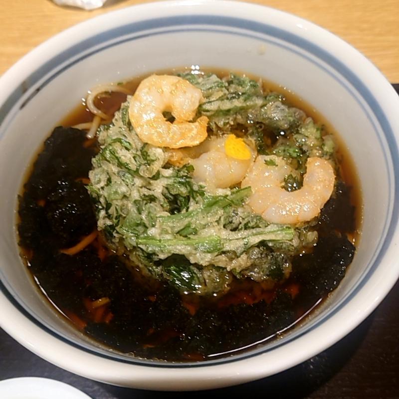 春菊のかき揚げそば(ソバキチ コレド室町店)