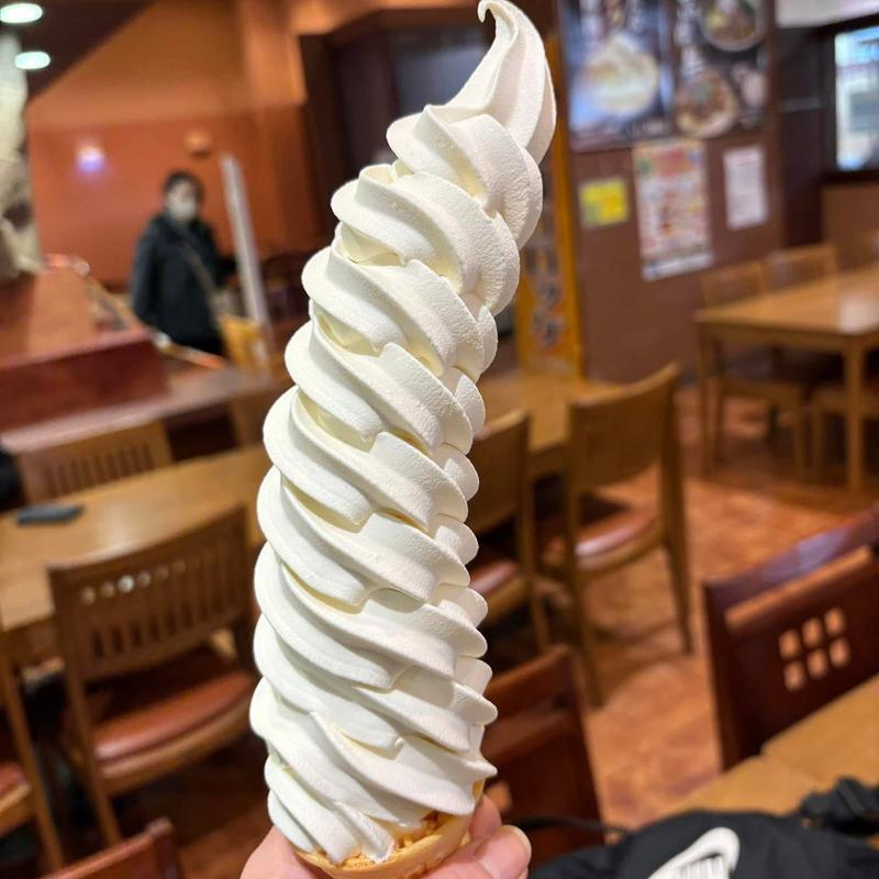 観音10段ソフトクリーム(万葉の里　高岡 )