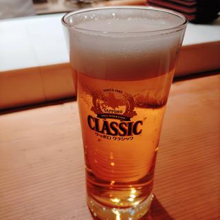 サッポロクラシック生(四季 花まる 時計台店)
