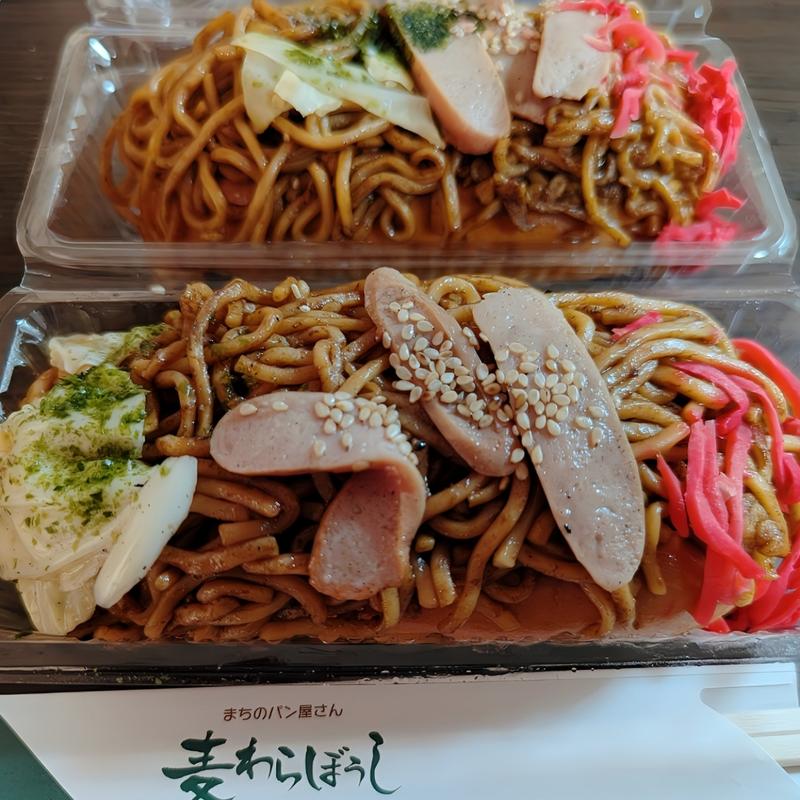 焼きそばパン ミニ(麦わらぼうし宇治工房)