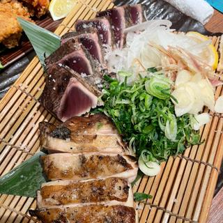 鰹のタタキ(居酒屋 土佐清水ワールド 五反田店 宴会・郷土料理)