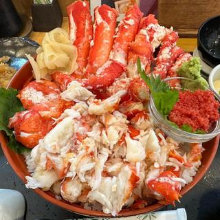 タラバガニ丼