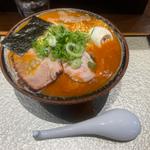 中華蕎麦・大盛り・限定味噌・3辛