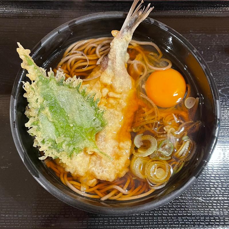 いわし天そば(よもだそば 名古屋サンロード店)