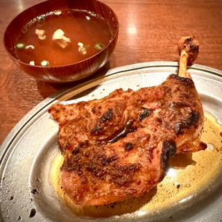 ひなどりとスープ(骨付鳥 一鶴 西梅田店)