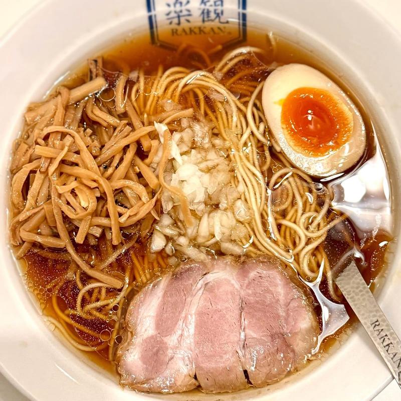 琥珀 醤油 メンマ増し(楽観　下北沢店)