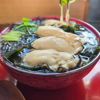 牡蠣春わかめ蕎麦(手打ちそば食堂たぐる)