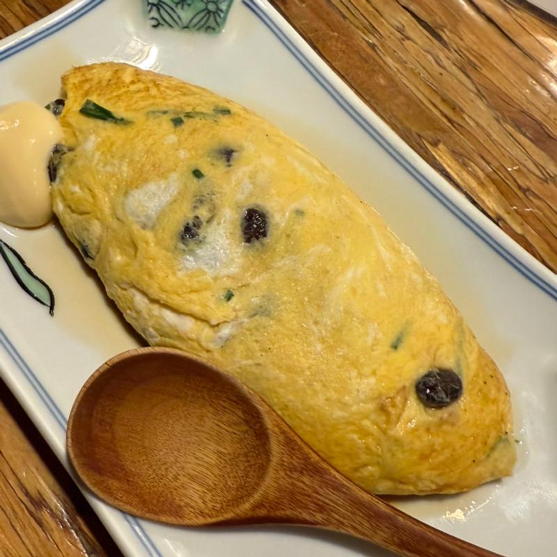 黒納豆オムレツ(ｔｅｚｕｍａ)