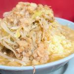 ラーメン麺半分