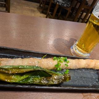葱豚巻きのびっくり揚げ(人情酒場 練馬店)