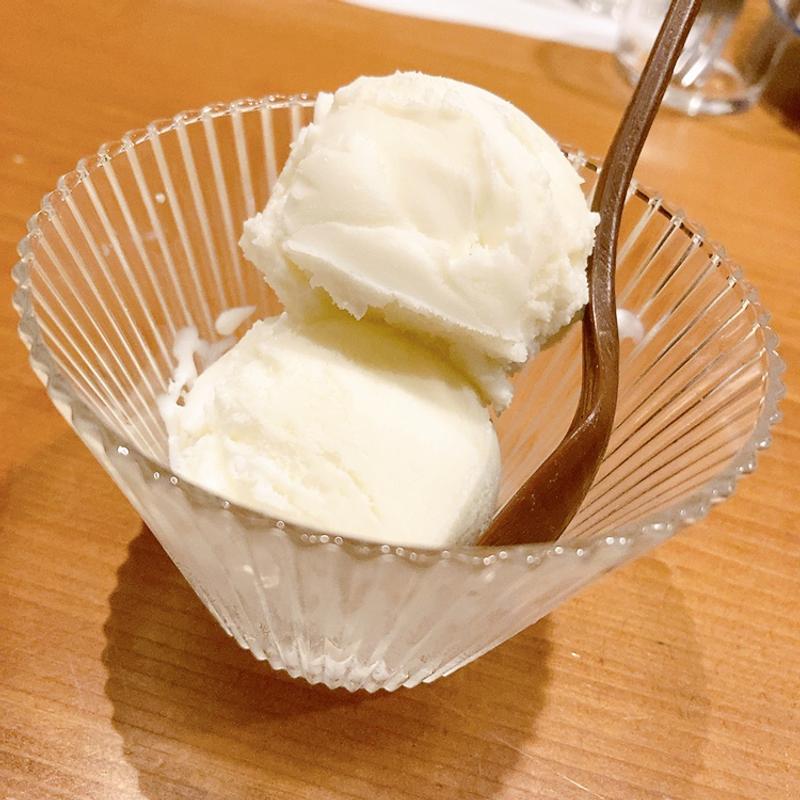 ミルクジェラート(料理や 万ぷく)