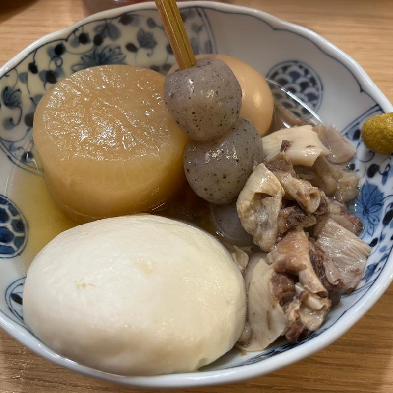 おでん　五点盛り合わせ(大衆酒場 五の五 一番町店)