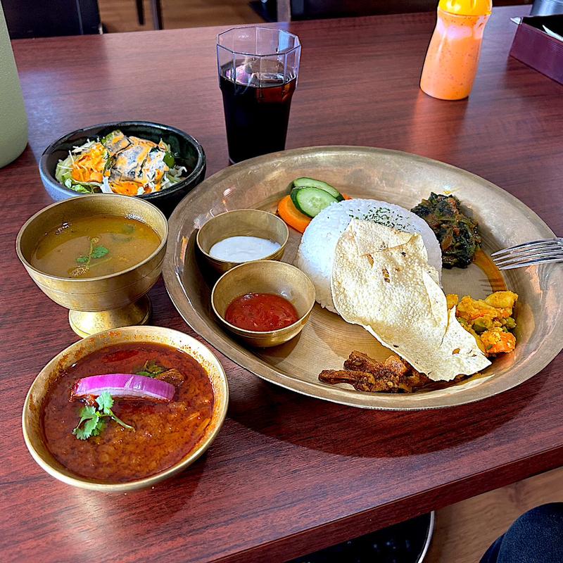 ダルバートセット(マトン)(レカリ スパイス ハウス)