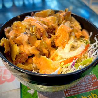 ケバブ丼(Mega Kebab 中部国際空港・セントレア店 Halal ‎حلال ハラール)