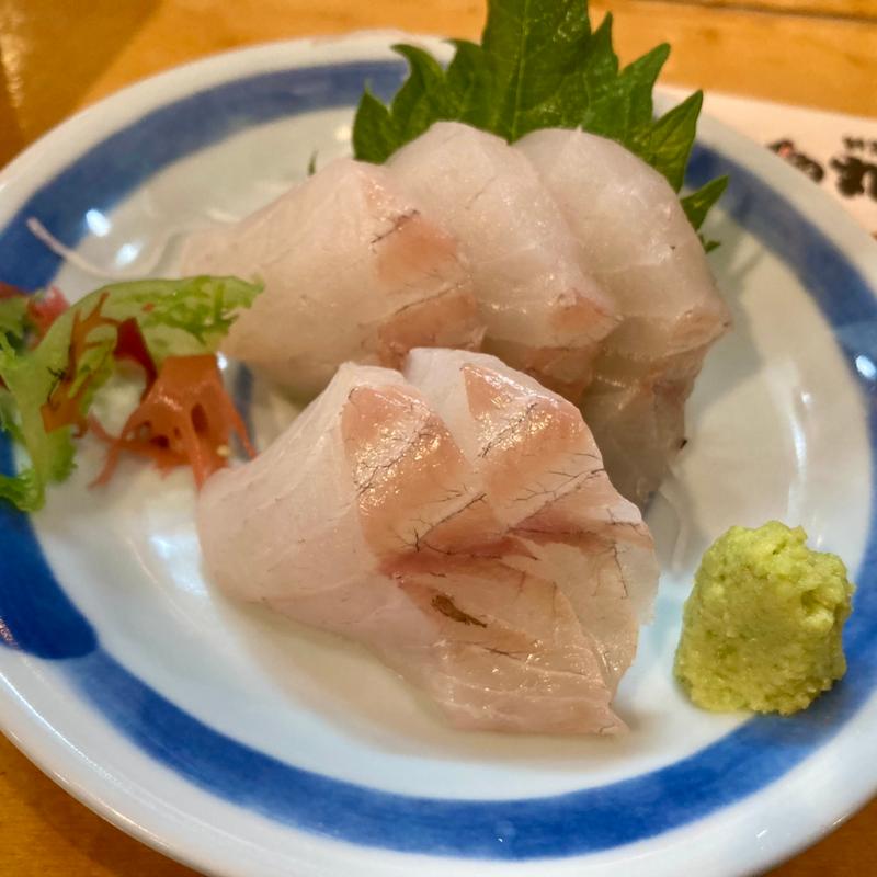 江戸前スズキ刺身(丸冨水産 池袋西口店)