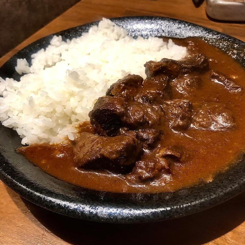 黒タンカレー(炭火焼肉ホルモンさわいし)