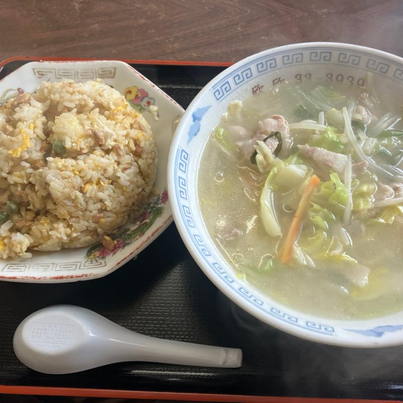 タンメン大盛り炒飯(喜楽亭食堂 )