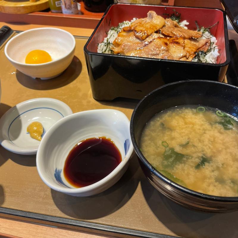 三元豚まぶし定食(やよい軒 神戸元町店)