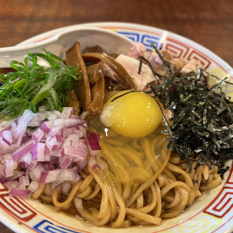 煮干し鶏油まぜそば(麺屋 がらーじ （garaaji）)