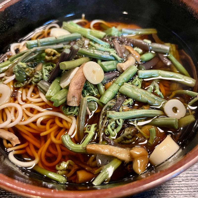 山菜そば(お食事処みはらし （見晴荘）)