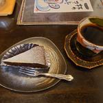 神山&ガトーショコラ(フレッシュコーヒーナンバーワン　珈琲創房 自由人 )