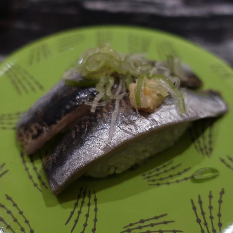 真いわし(回転寿司 根室花まる 銀座店)