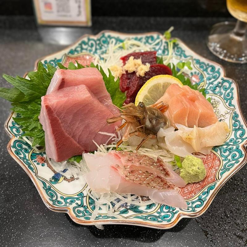 刺身盛り合わせ(鮨楽こもり)