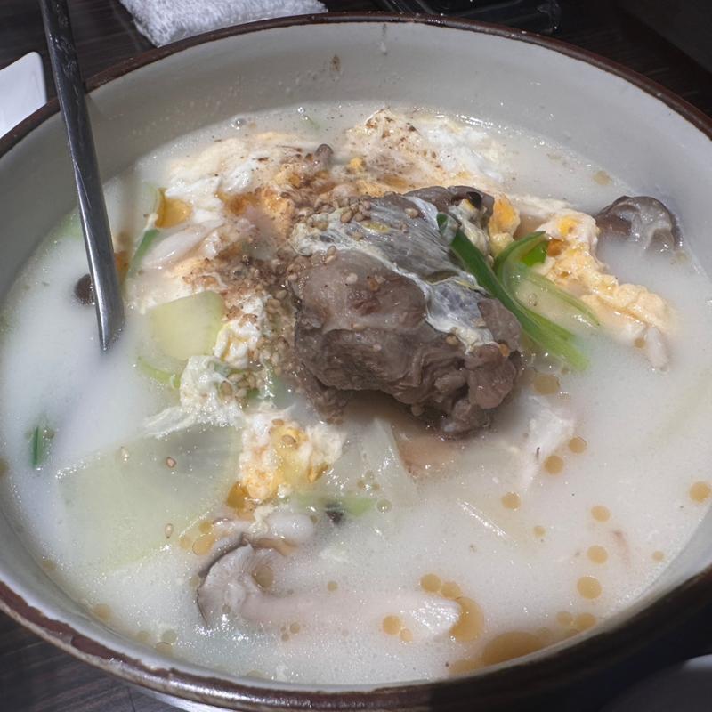 コムタンうどん(炭火焼肉 きらく亭)