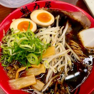 黒醤油ラーメン(ラーメン魁力屋 北山店 )