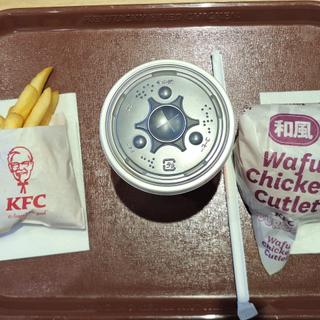 和風チキンカツバーガーセット(ケンタッキーフライドチキンイオンタウン伊賀上野店)