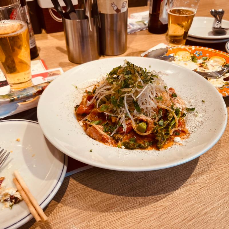 ラディッキオ・プレコーチェサラダ(ピッツェリア・ダ・ガエターノ JRJP博多ビル店)