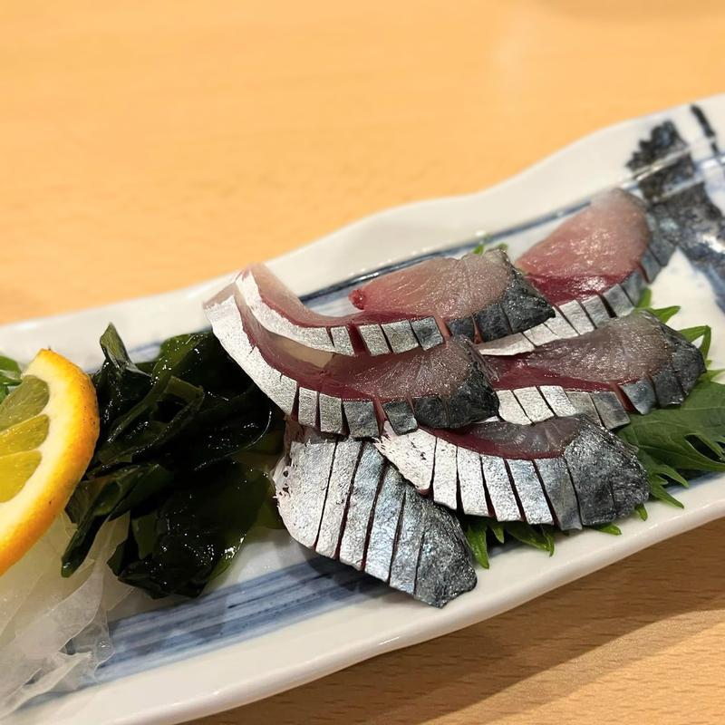 関さば刺身(とよ常 （とよつね）)