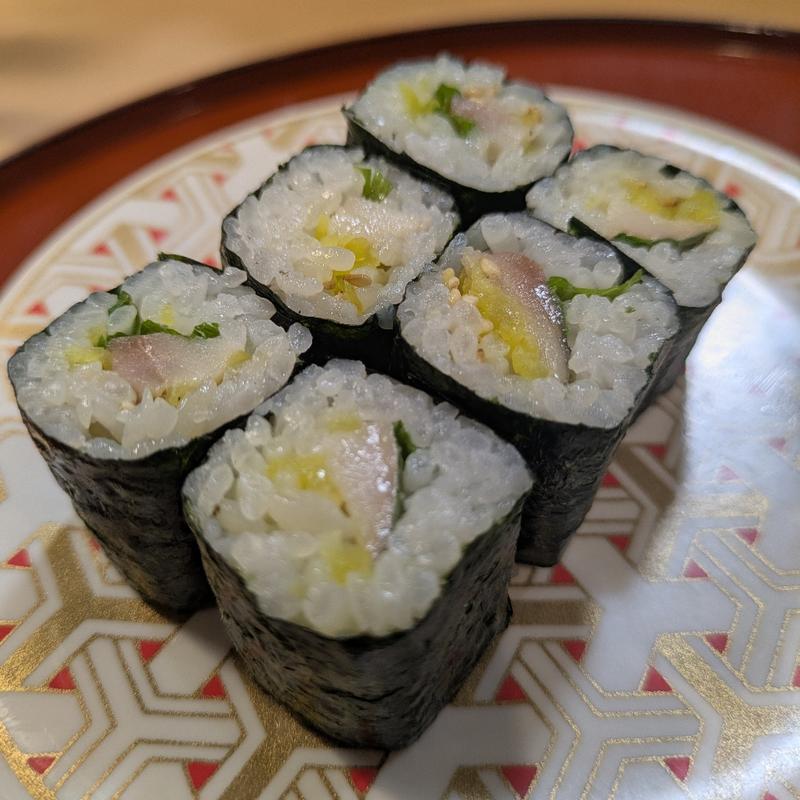 サバたく巻き(うまい一丸鮨 本荘店 （一丸鮨）)