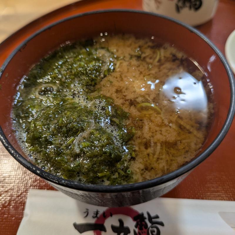 ぎばさ汁(うまい一丸鮨 本荘店 （一丸鮨）)