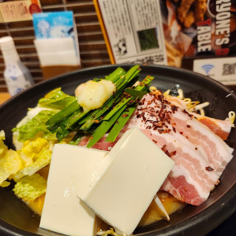 豚肉のテンジャンチゲ鍋(ミライザカ 久茂地 国際通り店)