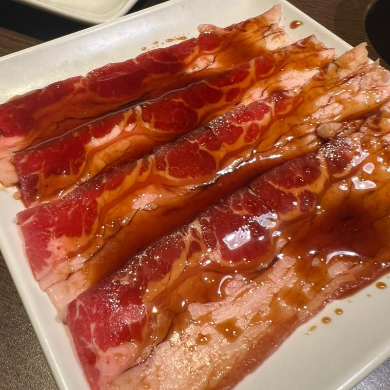 焼きしゃぶ上カルビ(焼肉ダイニング ワンカルビ 三木店)