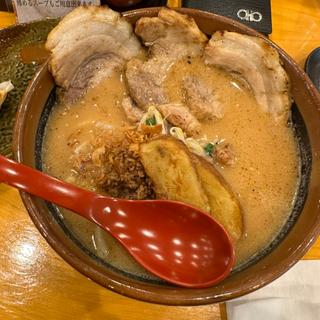 北海道味噌　炙りチャーシュー麺(麺場 田所商店 沼津下香貫店)