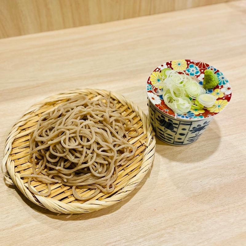 旬の特選串揚げ〆山形そばのコース　山形そば(和食と串揚げ 六角亭 （ろっかくてい）)