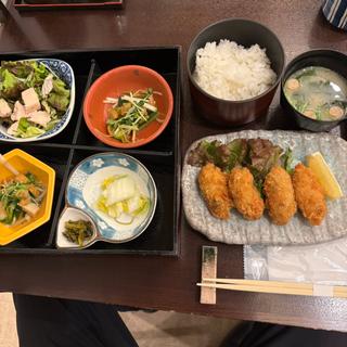 カキフライ御膳(東レ社員クラブ)