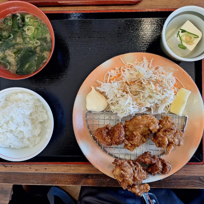 若鶏唐揚げ定食(街かど屋 三重大前)