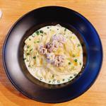 白子のクリームソース　タリアテッレ(Kunitachi Pasta Factory)