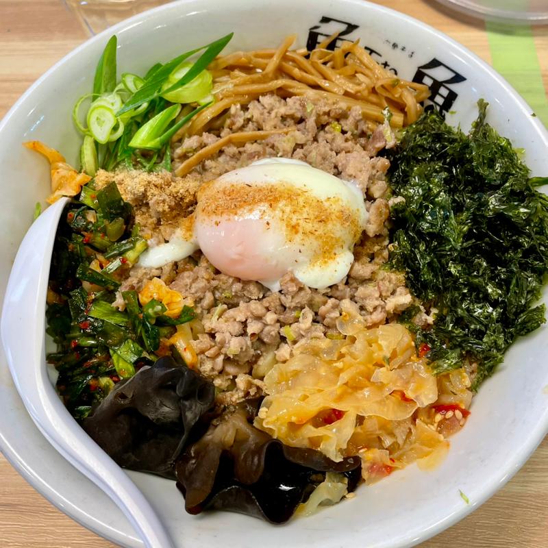 鴨まぜそば(らぁ麺 ととホンテン)