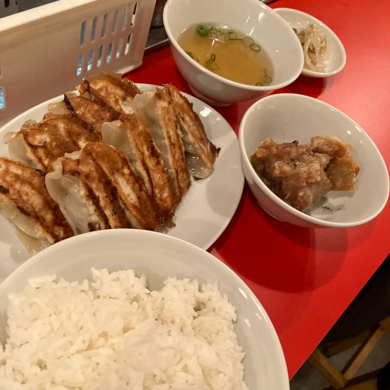 餃子セット（焼き10にんにくあり）(ぎょうざいってん神田本店)