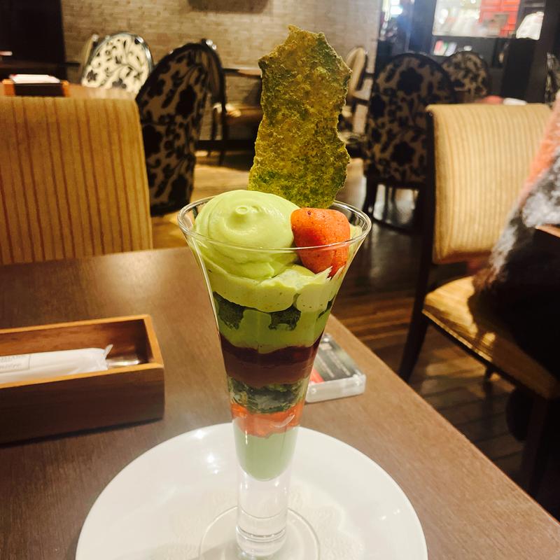 〜赤い果実と抹茶の出会い〜ダマンリュミエールスペシャル＂和＂パルフェ(ダマン リュミエール)