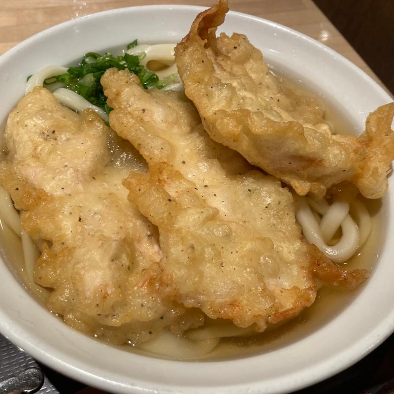 鶏天うどん(肉つけうどん うつけ 霞ヶ関飯野ビル店)
