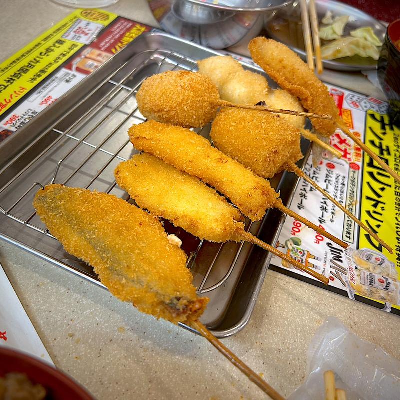 串カツ各種(串カツ田中 tekuteながまち店)